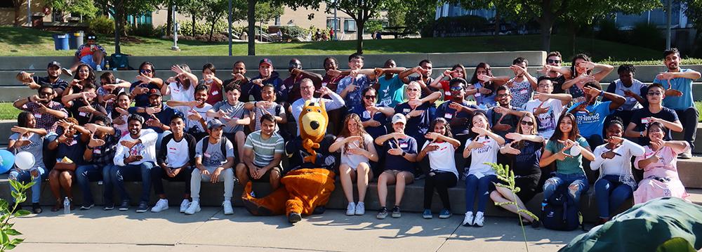 International students at The University of Akron